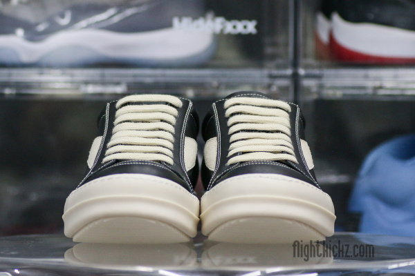 R!ck Owens Vintage Sneaks Leather Black