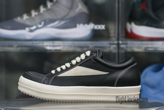 R!ck Owens Vintage Sneaks Leather Black