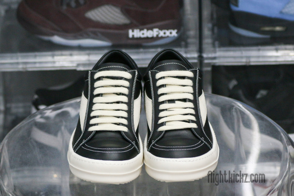 R!ck Owens Vintage Sneaks Leather Black