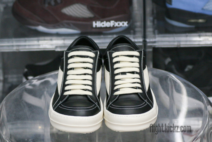 R!ck Owens Vintage Sneaks Leather Black