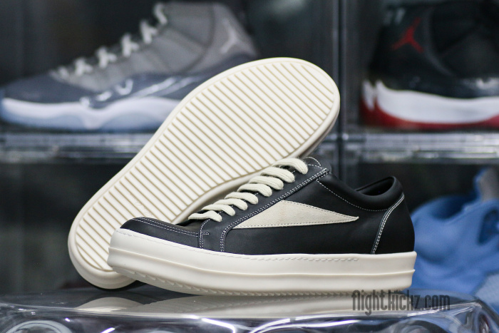 R!ck Owens Vintage Sneaks Leather Black