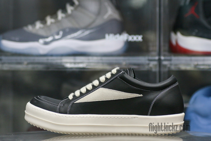 R!ck Owens Vintage Sneaks Leather Black