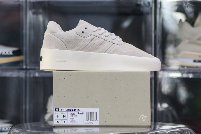 Fear of God x adidas Rivalry Low 86 Light Bone