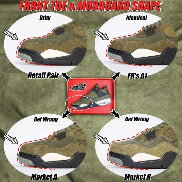 Air Jordan 4 Retro SE Craft Medium Olive（A1）