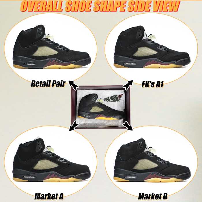 Air Jordan 5 Retro SP A Ma Maniére Black (LN5 A1)