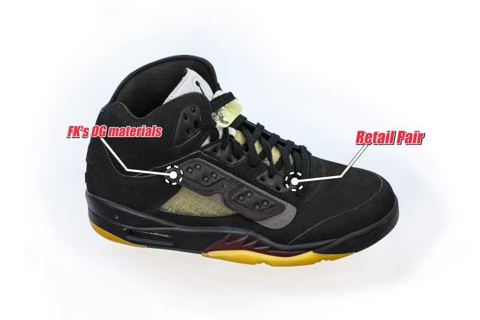 Air Jordan 5 Retro SP A Ma Maniére Black (LN5 A1)