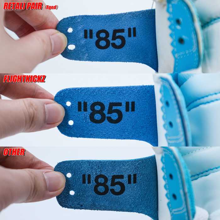 Off white X Air Jordan 1  UNC  NRG 2018 ( A1)