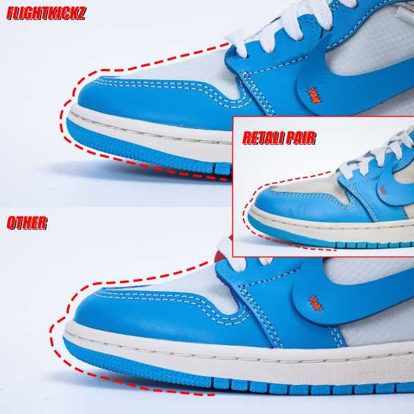Off white X Air Jordan 1  UNC  NRG 2018 ( A1)