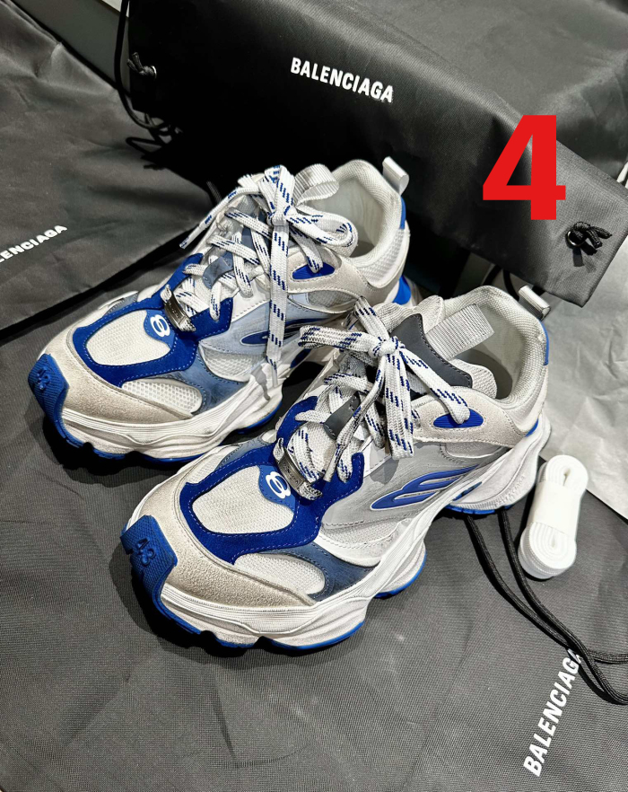 Balenciag*  Cargo Sneaker Grey Black Yellow