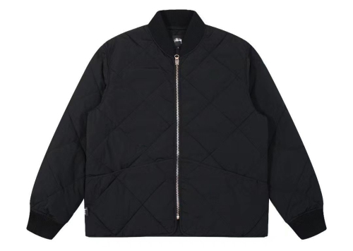 Stussy 8 Ball Olive Quilted Liner Jacket