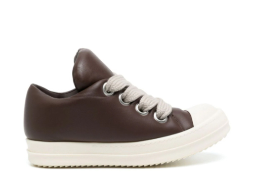 R!ck 0wens Jumbo lace-up padded Brown Sneaker