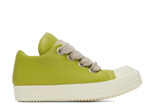 R!ck 0wens Jumbo lace-up padded Green Sneaker