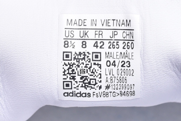 Adidas Samba OG White Black Gum (B75806)