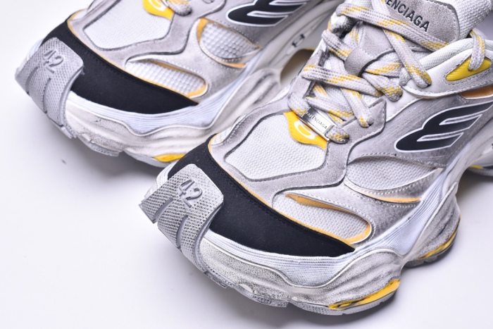 Balenciag*  Cargo Sneaker Grey Black Yellow