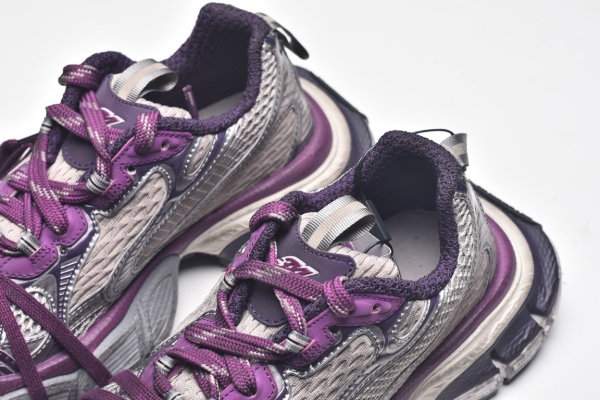 Balenciag*  Cargo Sneaker Grey Purple