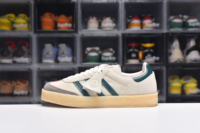 Ronnie Fieg X Clarks X 8th Street Samba Chalk White