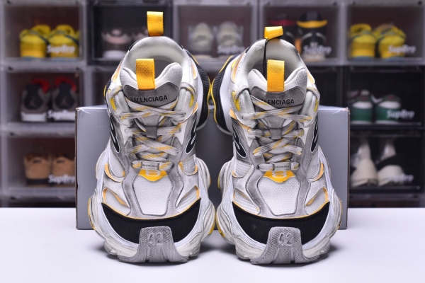 Balenciag*  Cargo Sneaker Grey Black Yellow
