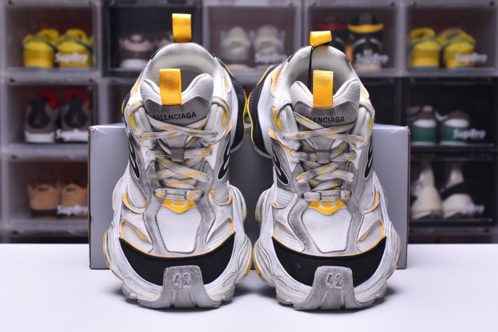 Balenciag*  Cargo Sneaker Grey Black Yellow