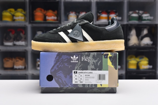 Ronnie Fieg X Clarks X 8th Street Samba Shadow Green