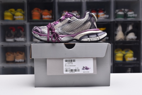 Balenciag*  Cargo Sneaker Grey Purple