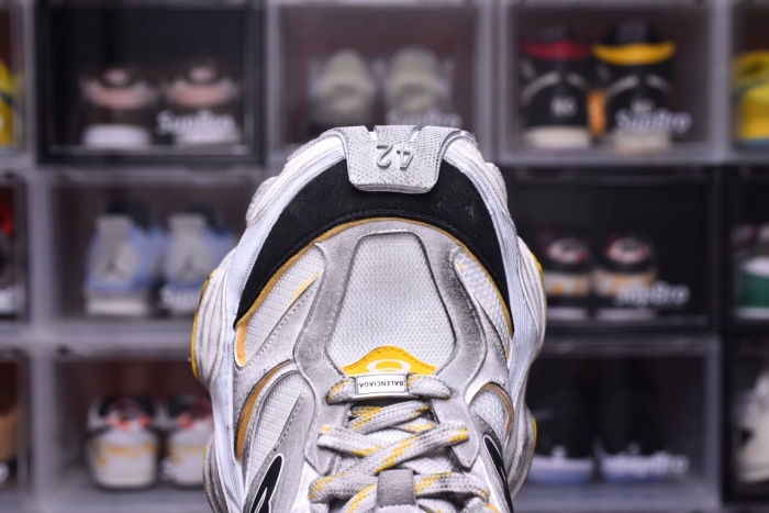 Balenciag*  Cargo Sneaker Grey Black Yellow