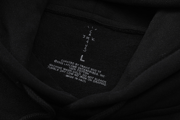 Travis Scott TS Rainbow Letter Embroidery Fleece Hoodie