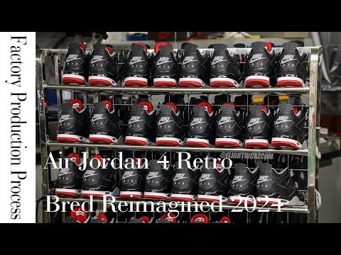Air Jordan 4 Retro  Bred Reimagined  2024 (LN5 A1 Batch)