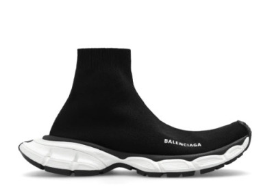 Balenciag* 3XL Sock Sneaker 'Black White'