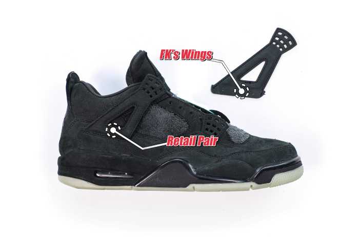 Kaws X Air Jordan 4 Retro Black 2017（A1）