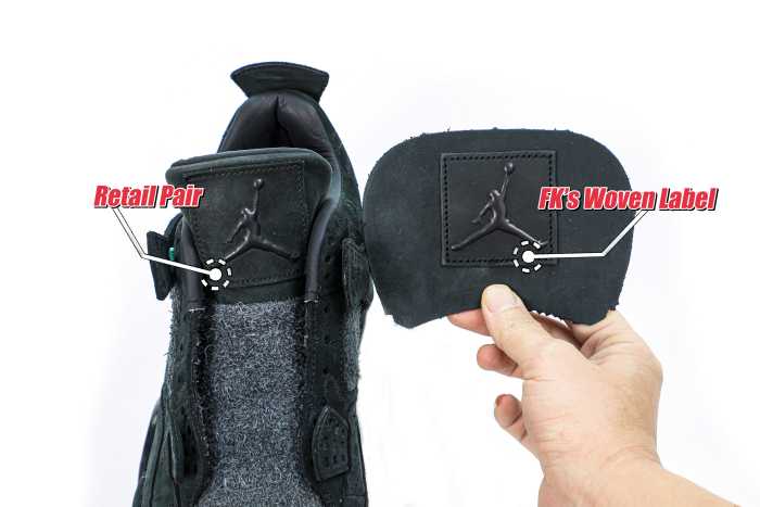 Kaws X Air Jordan 4 Retro Black 2017（A1）