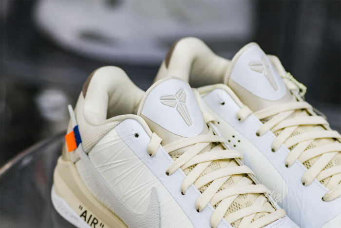 Off White x Nike Zoom Kobe 5 Custom Shoes(A1 Batch)