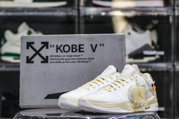 Off White x Nike Zoom Kobe 5 Custom Shoes(A1 Batch)