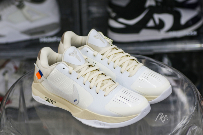 Off White x Nike Zoom Kobe 5 Custom Shoes
