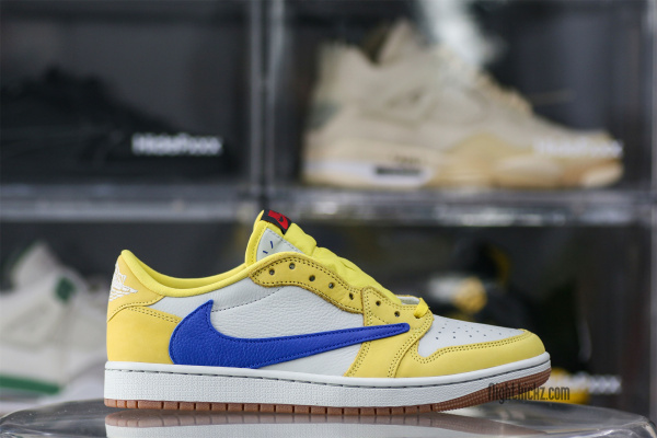 Travis Scott x Air Jordan 1 Retro Low OG SP “Elkins/Canary Yellow”（A1）