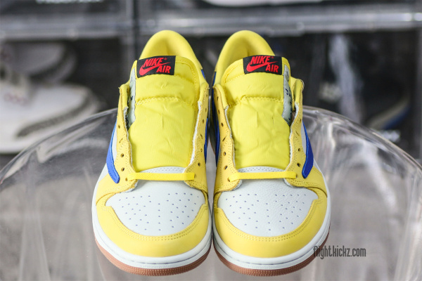 Travis Scott x Air Jordan 1 Retro Low OG SP “Elkins/Canary Yellow”（A1）