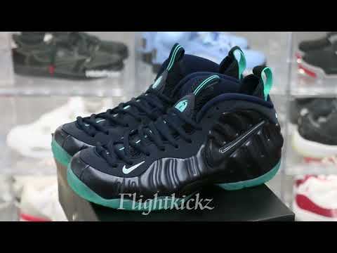 Nike Air Foamposite Pro (Obsidian/Aqua)（A1）