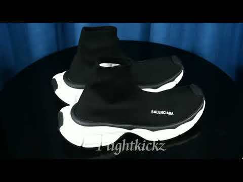 Balenciag* 3XL Sock Sneaker 'Black White'
