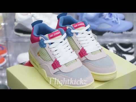 Union LA X Air Jordan 4 Retro Guava Ice (GS)（A1）