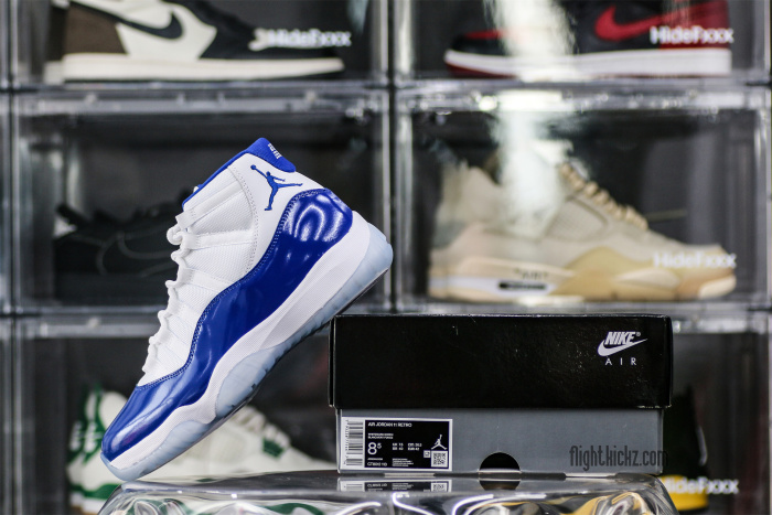 Air Jordan 11 Retro Concord Sketch White Royal Blue Oxidized