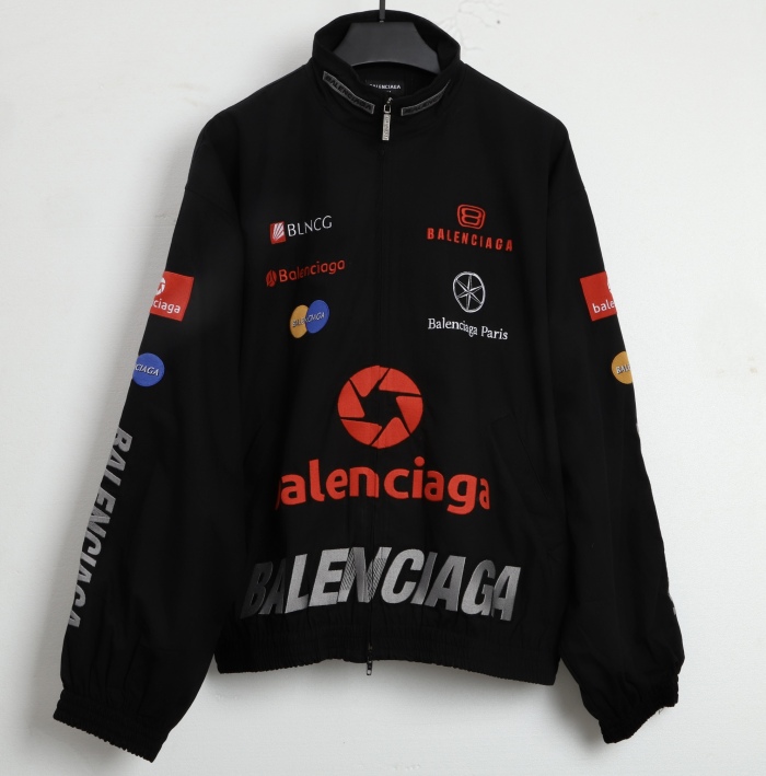 Balancig*  logo-print Zip Jacket
