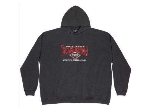 Balancig* logo-embroidered Oversized Hoodie