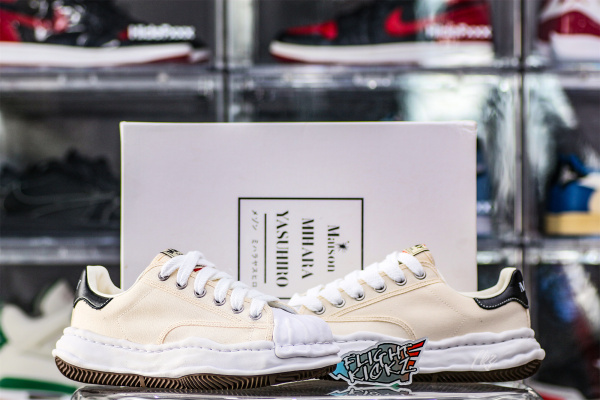 Maison Margiela Yasuhir0 OG Sole Shellcap Canvas Low-top Sneakers