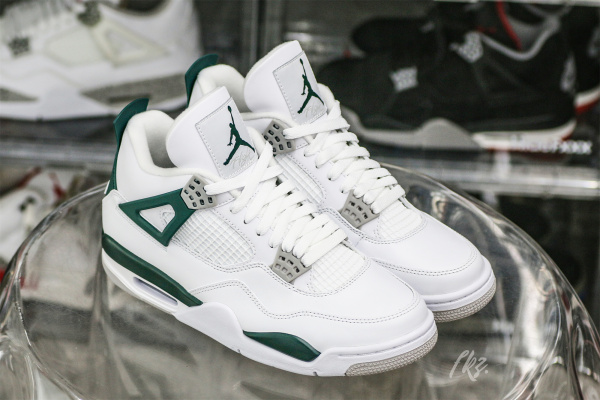 Air Jordan 4 White Oxidized Green Neutral Grey  2024