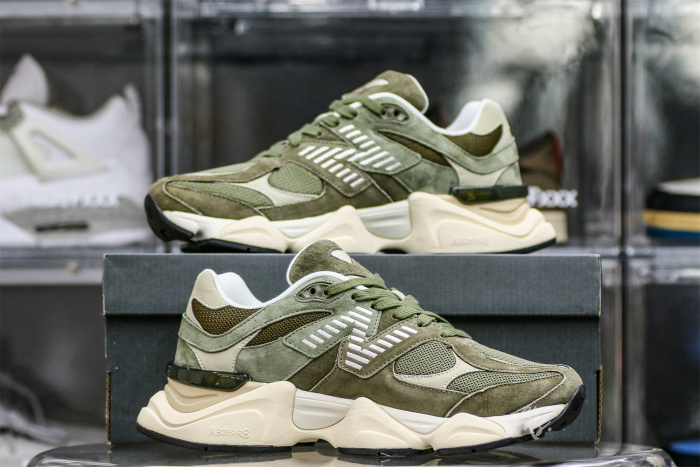 New Balance 9060 Dark Camo Sandstone