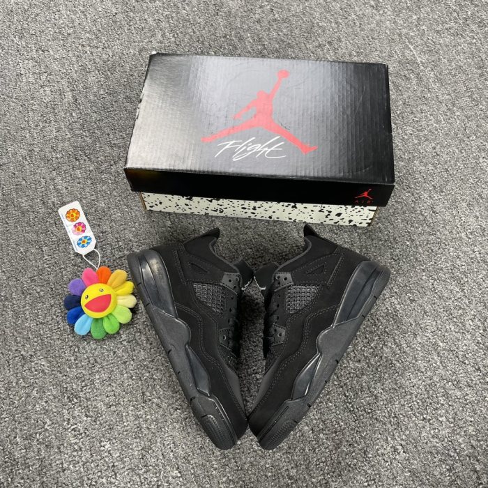 Air Jordan 4 Retro 'Black Cat' 2020Kid Preschool