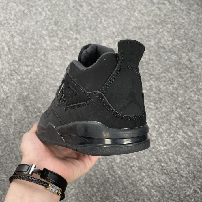 Air Jordan 4 Retro 'Black Cat' 2020Kid Preschool