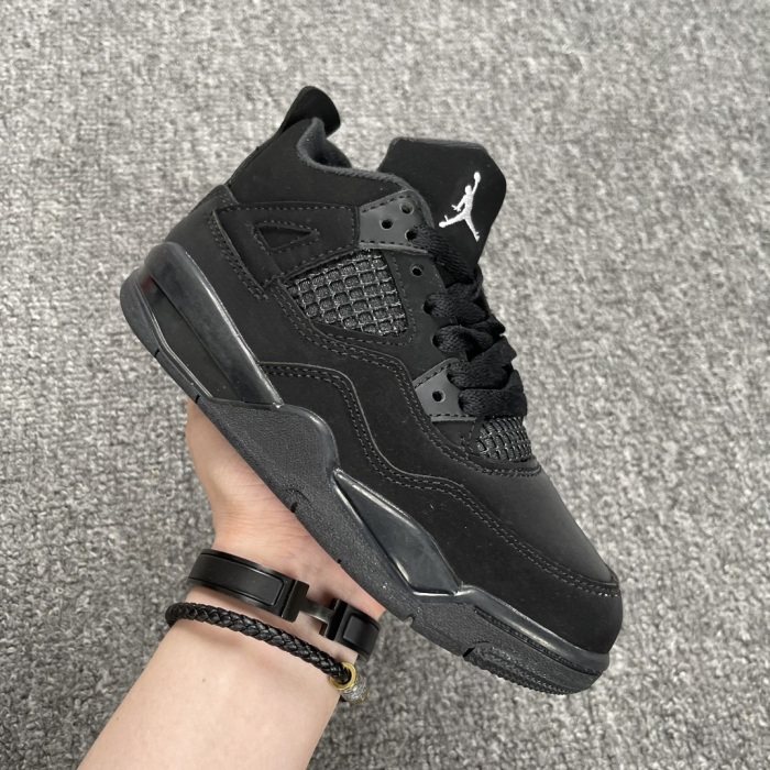 Air Jordan 4 Retro 'Black Cat' 2020Kid Preschool