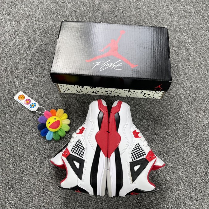 Air Jordan 4 Retro 'Fire Red' 2020 PS Kid