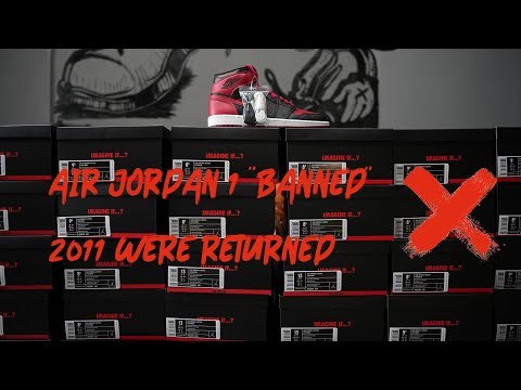 Air Jordan 1 OG  Banned/Bred  2011 (Deadstock,with tiny Flaws) ( A1)