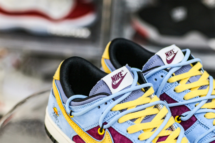 Otomo Katsuhiro x Nike Dunk One Piece Luffy Purple